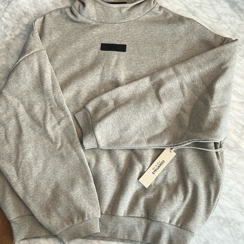 Hoodie Dark Heather Oatmeal